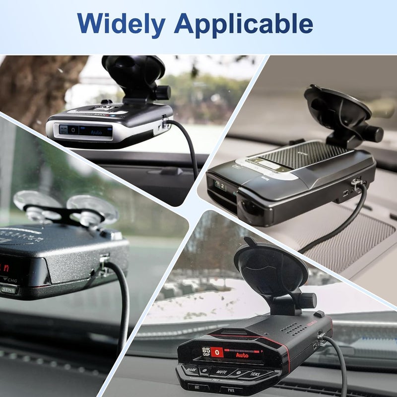 WUDCBFC Radar Detector Cable，USB CTo RJ11 Plug Cable 5V-12V Power Cord, Compatible with Escort Radenso XP Beltronics Cobra Whistler 9.8FT, Suitable for 12V Radar detectors - Image 5
